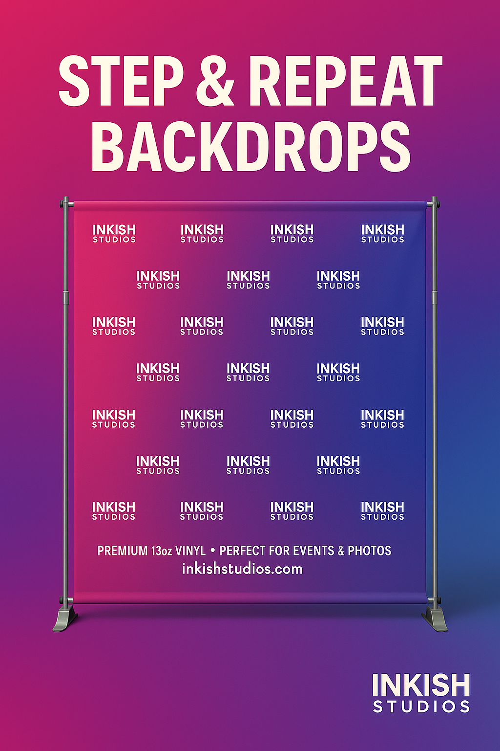 Custom Step and Repeat Backdrops
