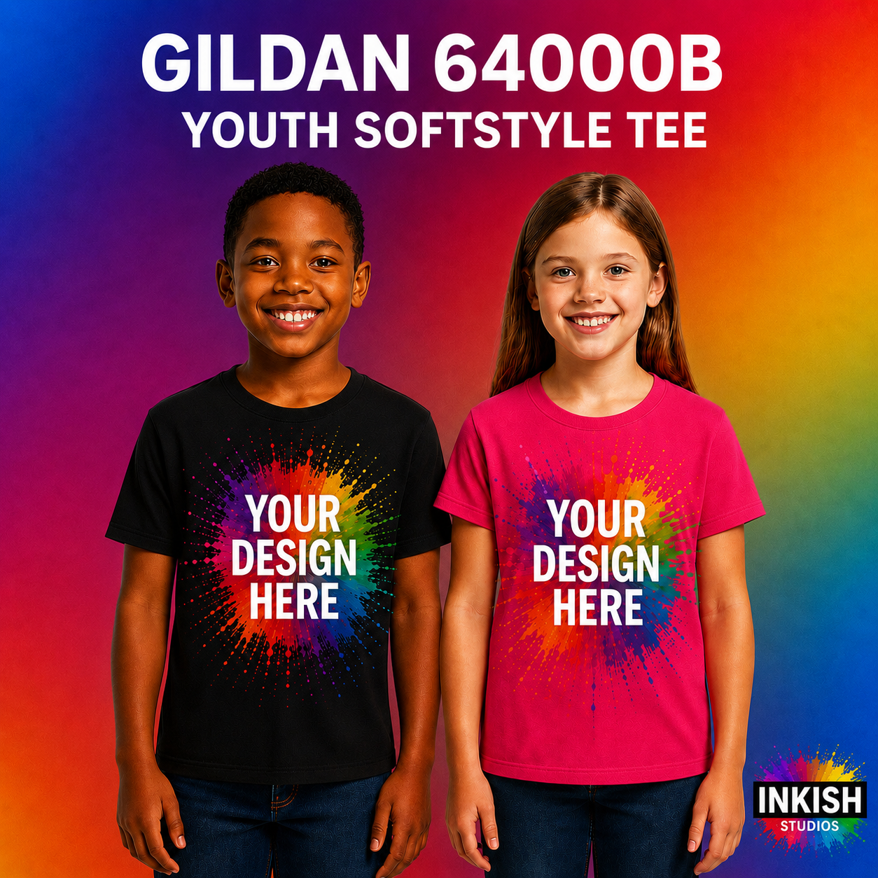 Gildan 64000B Youth Softstyle Tee