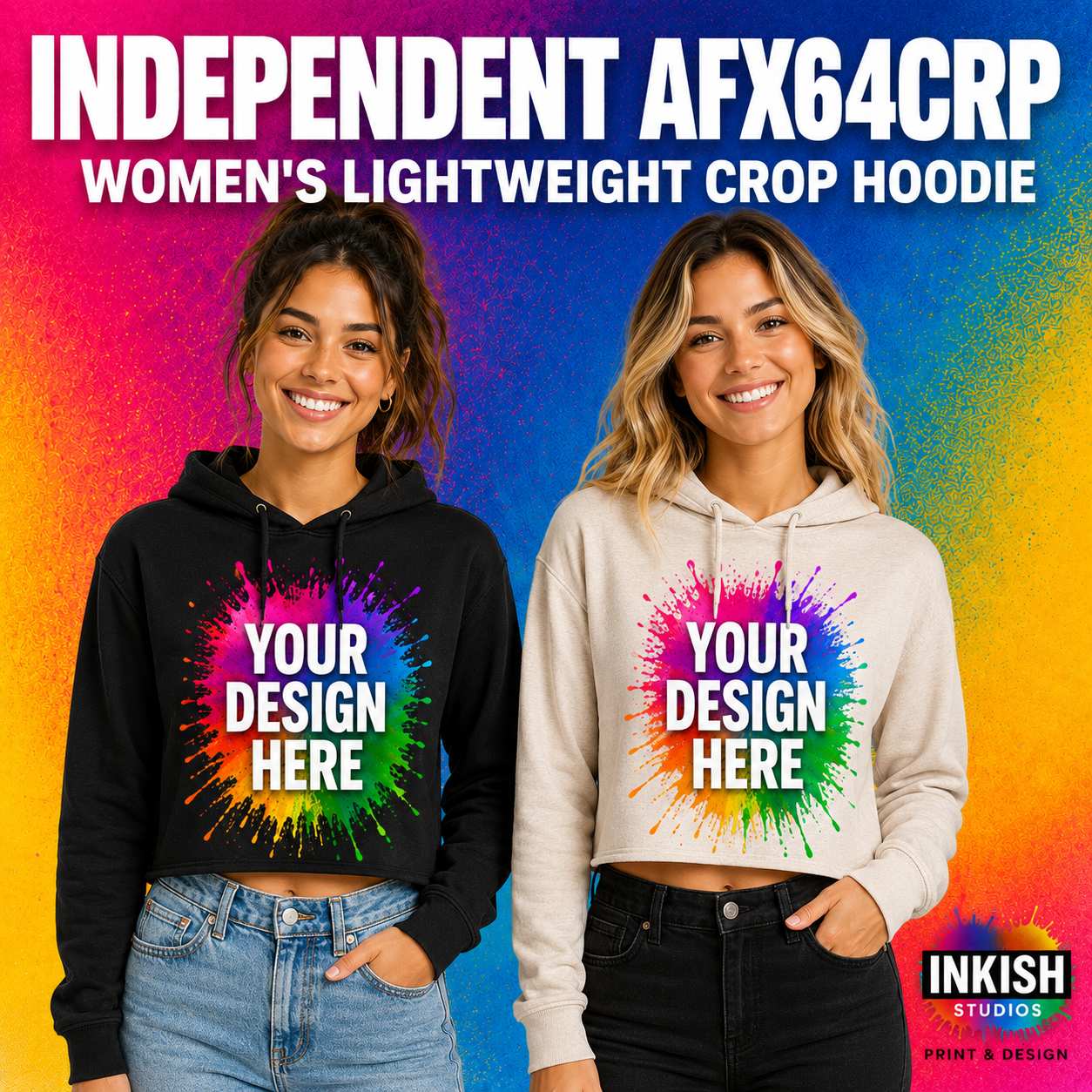 INDEPENDENT CROP HOODIE