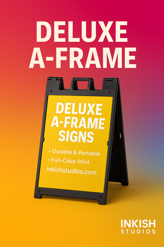Deluxe A-Frame Sidewalk Sign