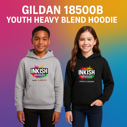 Gildan 18500B – Youth Heavy Blend Hoodie