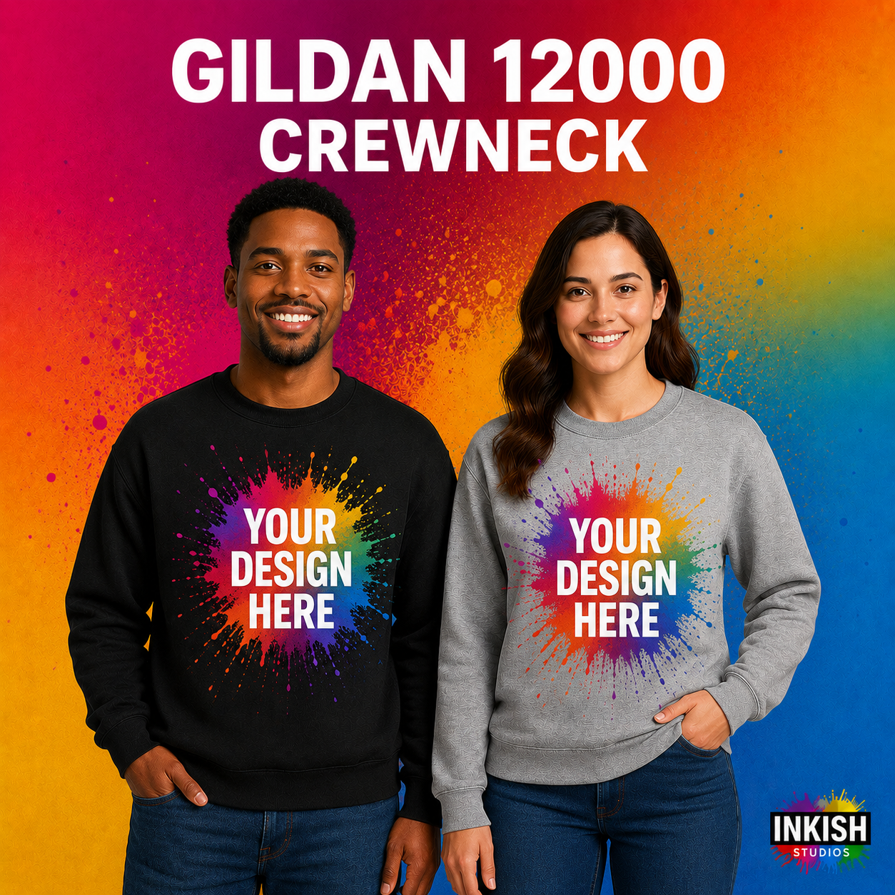 Gildan 12000 Crewneck Sweatshirt