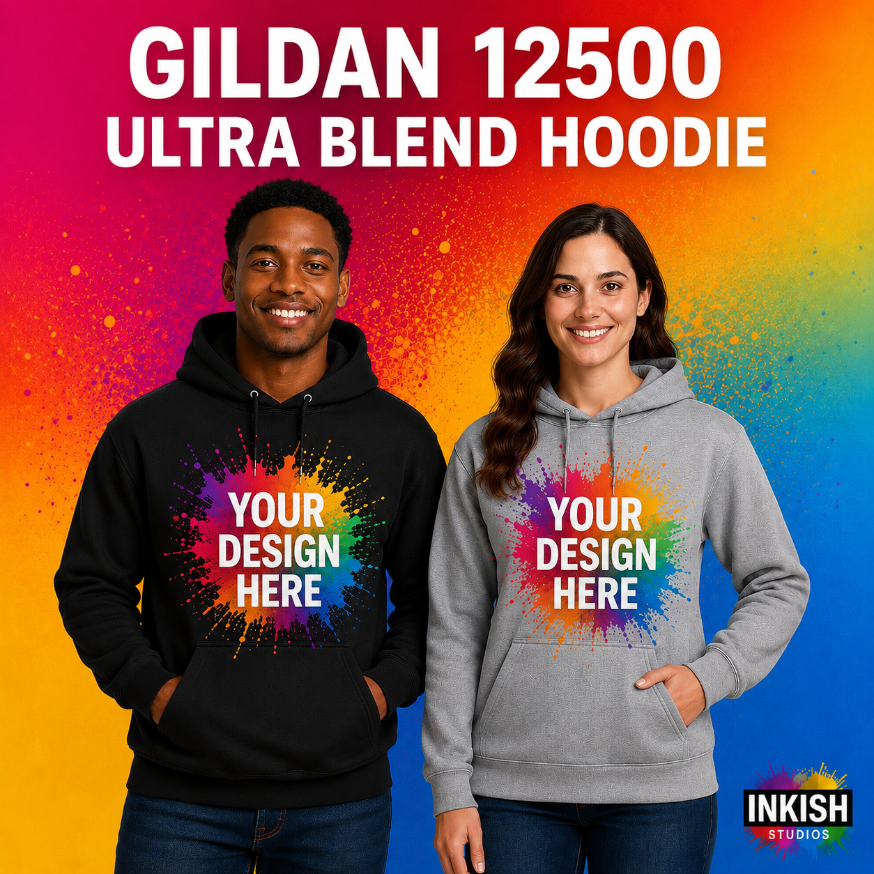 Gildan 12500 Pullover Hoodie