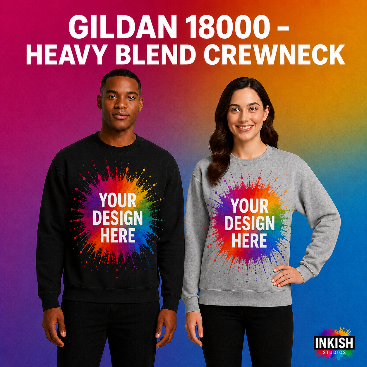Gildan 18000 Heavy Blend Crewneck