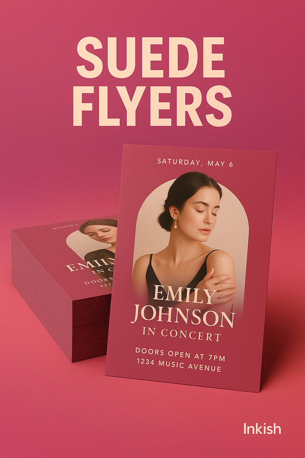 Suede Flyers/Postcards